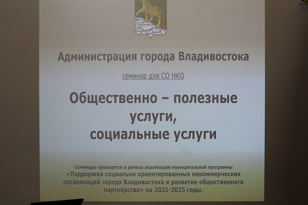 Семинар "Общественно-полезные услуги, социальные услуги" от администрации города прошёл на базе АНО ДПО и К "Развитие"